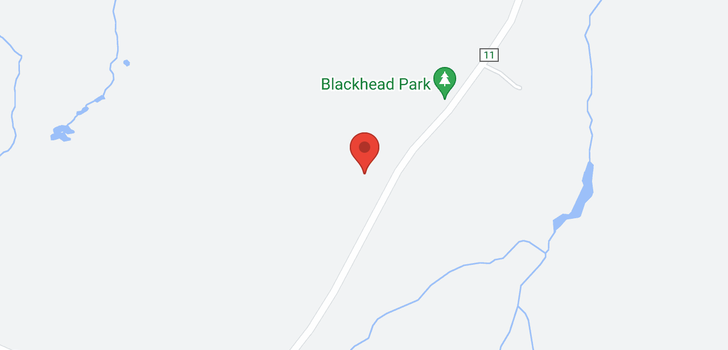 map of 1335 Blackhead Road